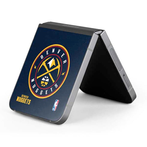 NBA Denver Nuggets Distressed Galaxy Z Flip6 Skin
